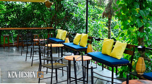 thiết kế quán cafe tháng 10